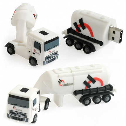 Maßgefertigter USB-Stick in Form eines Lastkraftwagens - Topgiving